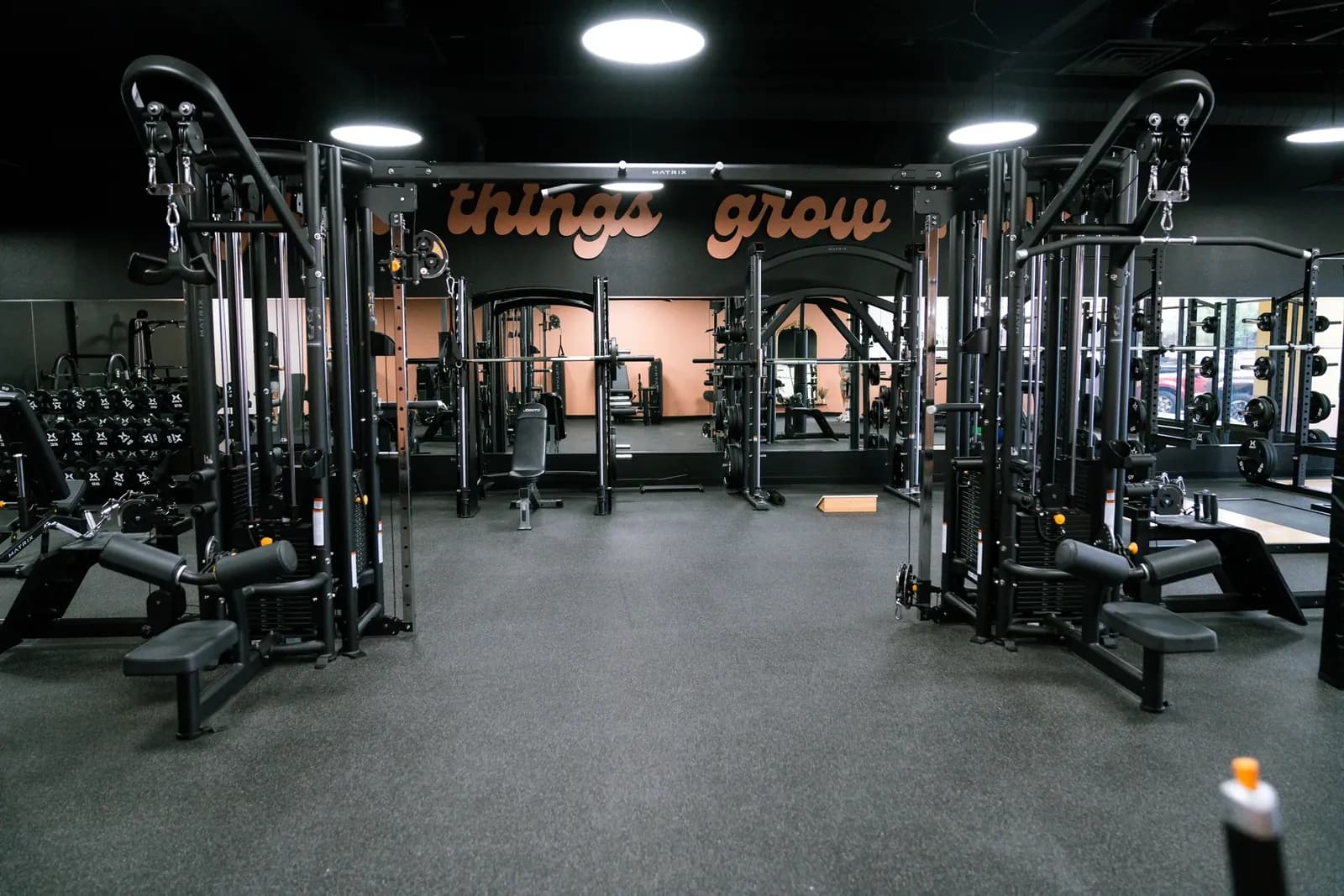 Weight room at Peaches Fitness Club