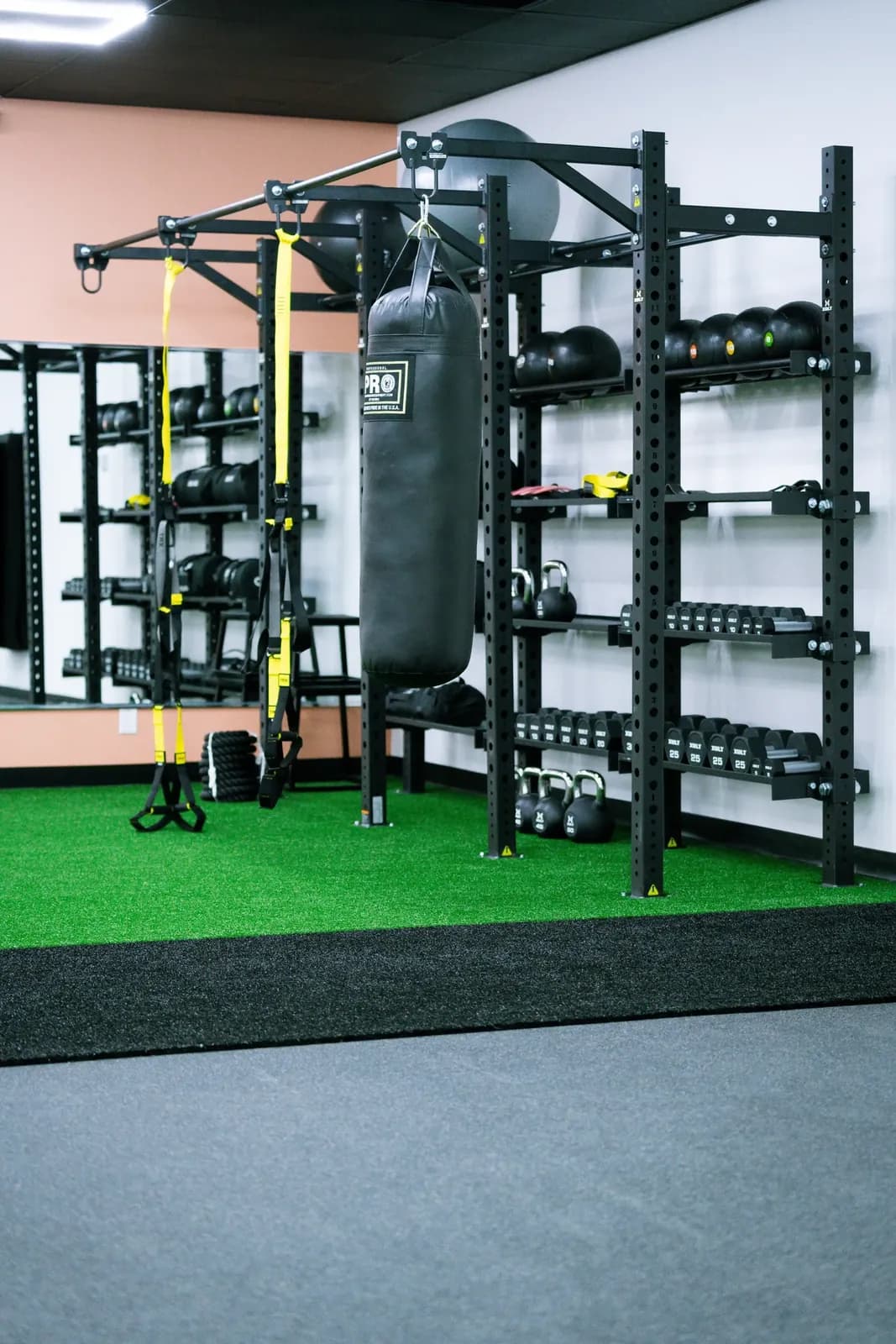 Functional turf training area