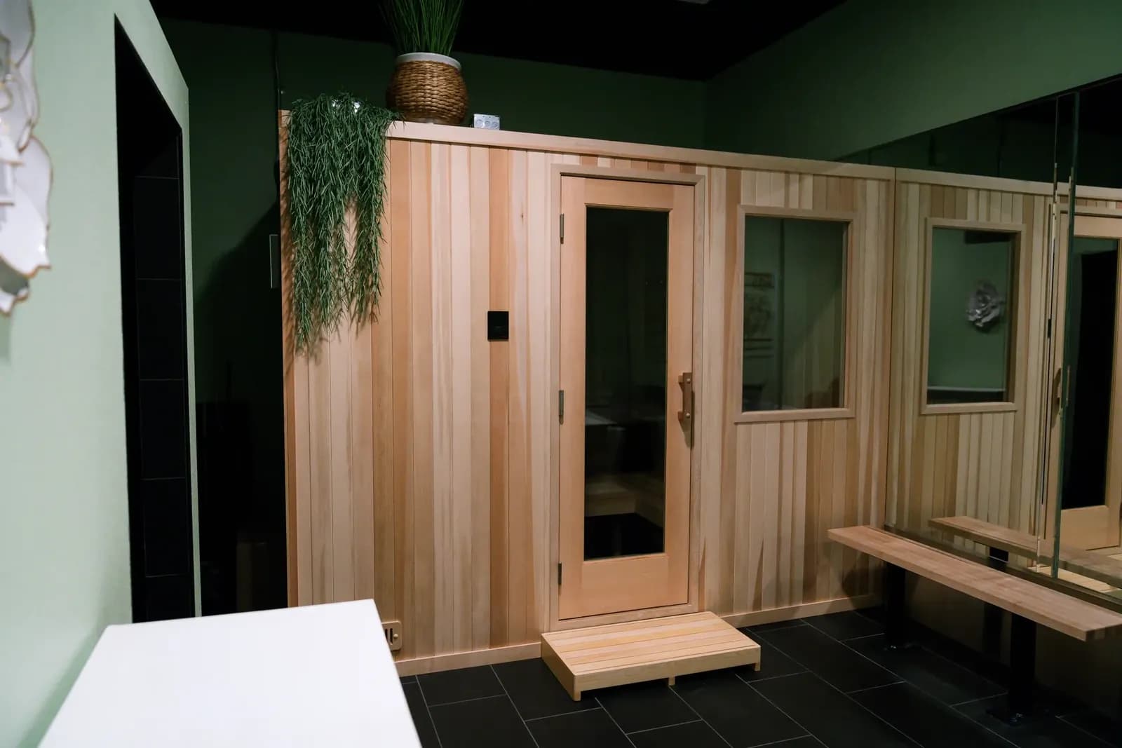 Sauna at Peaches Fitness Club